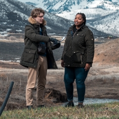 PS Employees collaborating in the field