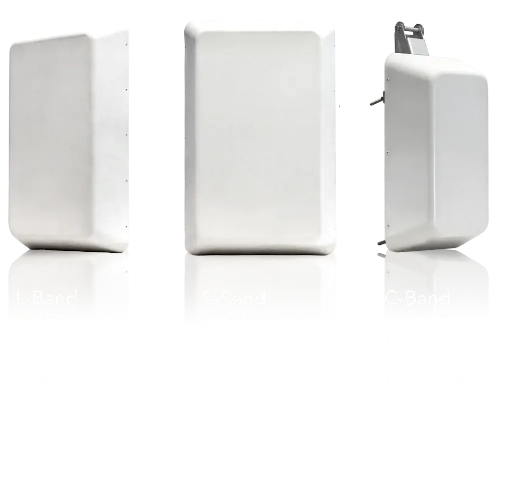image showing the L-Band, S-Band and C-Band