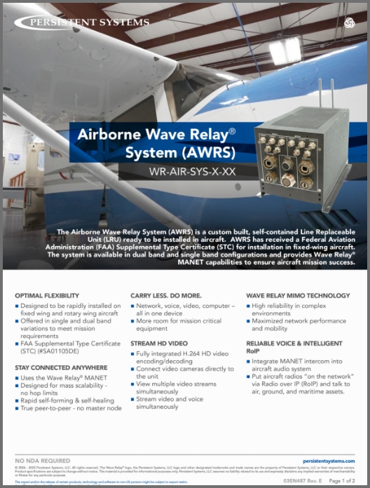 Airborne Wave Relay® System (AWRS)