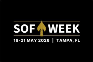 SOF Week event banner with a gold spade between 'SOF' and 'WEEK', showing May 18–21, 2026 in Tampa, FL