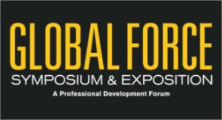 Global Force Symposium & Exposition logo with the subtitle 'A Professional Development Forum'.