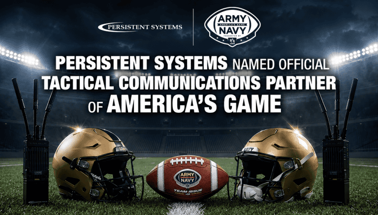 Persistent Systems named Official Tactical Communications Partner of America’s Game