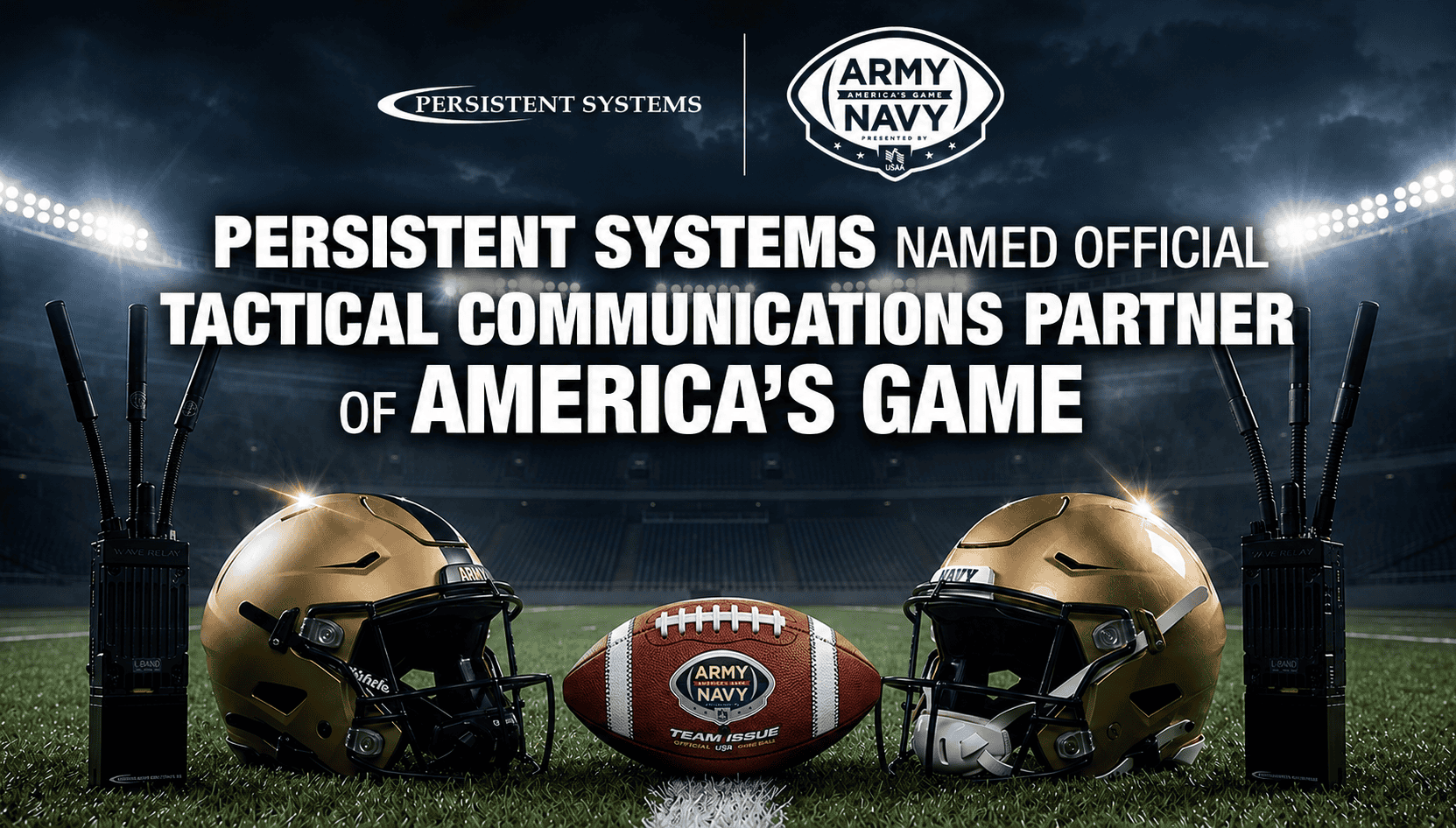 Persistent Systems named Official Tactical Communications Partner of America’s Game